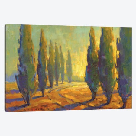 Cypress Sunset Canvas Print #KIK104} by Konnie Kim Canvas Wall Art