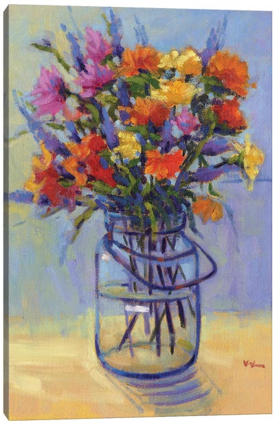 Spring Bouquet Canvas Art Print - Konnie Kim