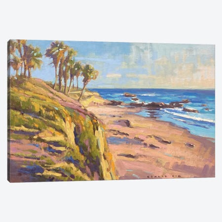 Late Afternoon At Picnic Beach Canvas Print #KIK124} by Konnie Kim Canvas Wall Art