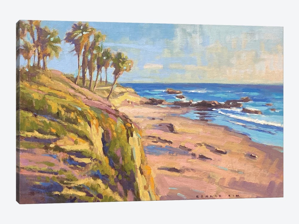 Late Afternoon At Picnic Beach by Konnie Kim 1-piece Canvas Art Print