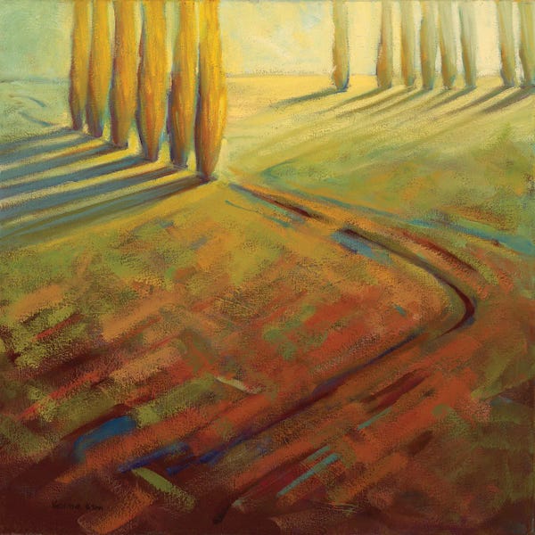 Cypress Trees: Sienna by Konnie Kim