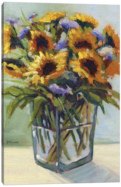 Summer Bouquet IV Canvas Art Print - Konnie Kim