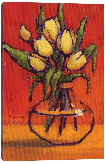 Crazy Beautiful Canvas Art Print - Tulip Art