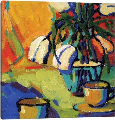Tea For Two Canvas Art Print - Tulip Art