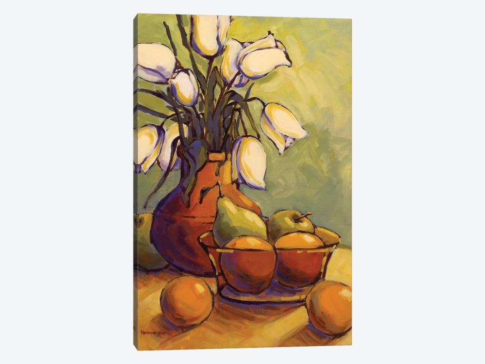 Tulips I by Konnie Kim 1-piece Canvas Print