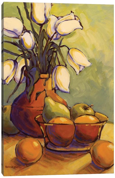 Tulips I Canvas Art Print - Pear Art