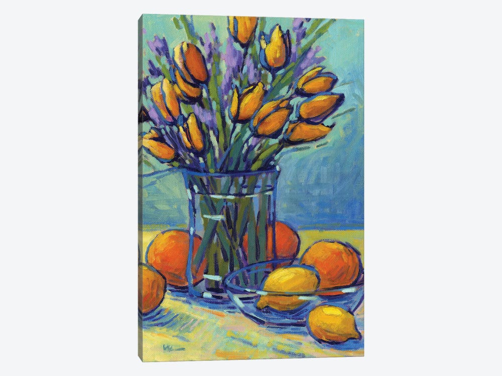 Tulips, Lemons, Oh My! by Konnie Kim 1-piece Canvas Artwork