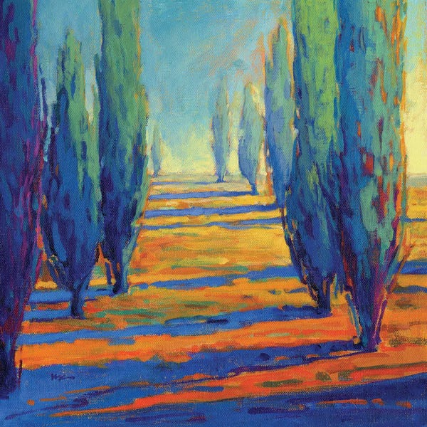 Cypress Trees: Contentment by Konnie Kim