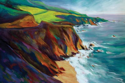 Big Sur I by Konnie Kim framed canvas print