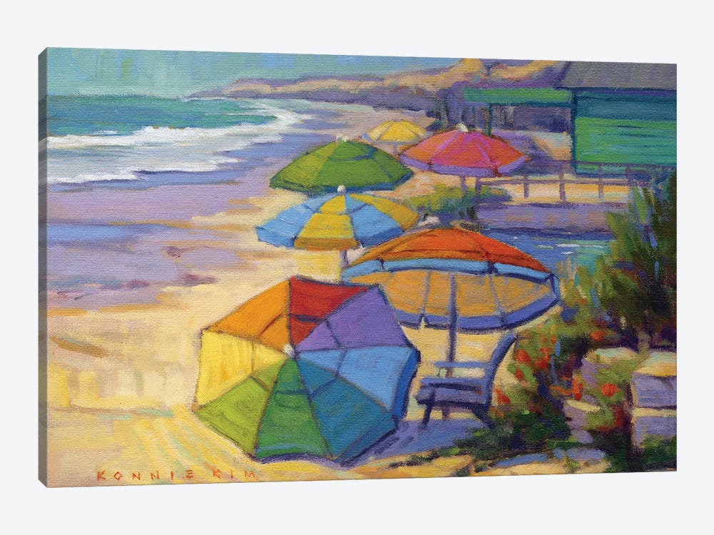 Colors Of Crystal Cove by Konnie Kim 1-piece Canvas Art Print