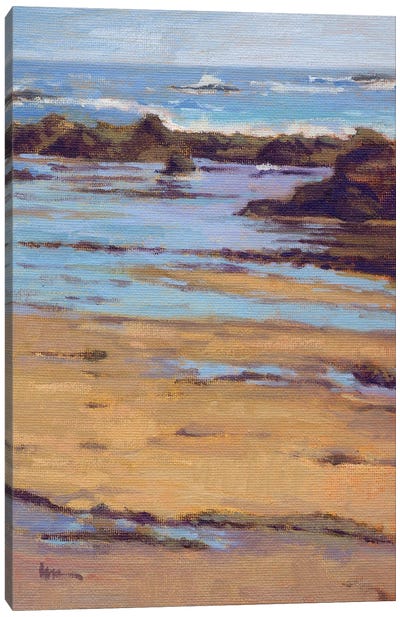 Crystal Cove Canvas Art Print - Rocky Beach Art