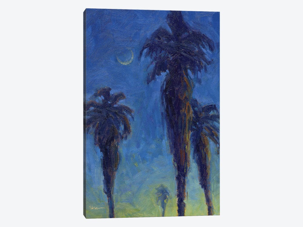 Hot Summer Palms by Konnie Kim 1-piece Canvas Art Print