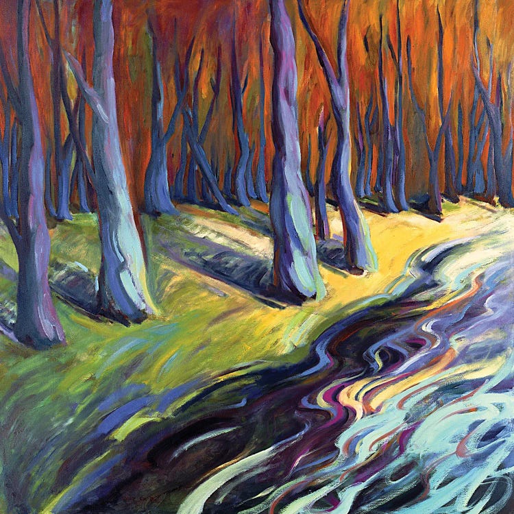 Blue Forest by Konnie Kim wall art