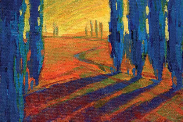 Cypress Trees: Colors Of Summer II by Konnie Kim