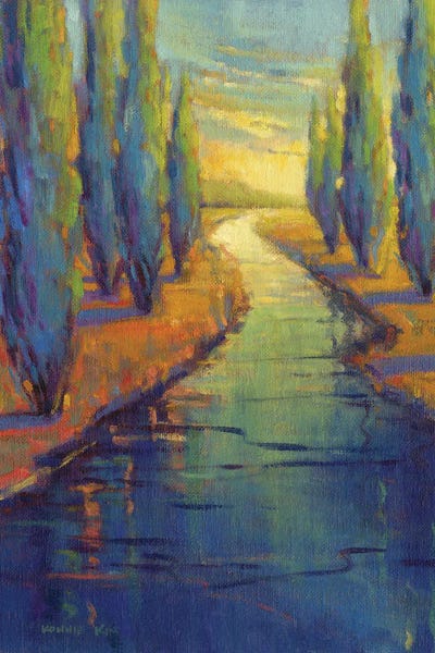 Cypress Trees: Cypress Reflecton by Konnie Kim