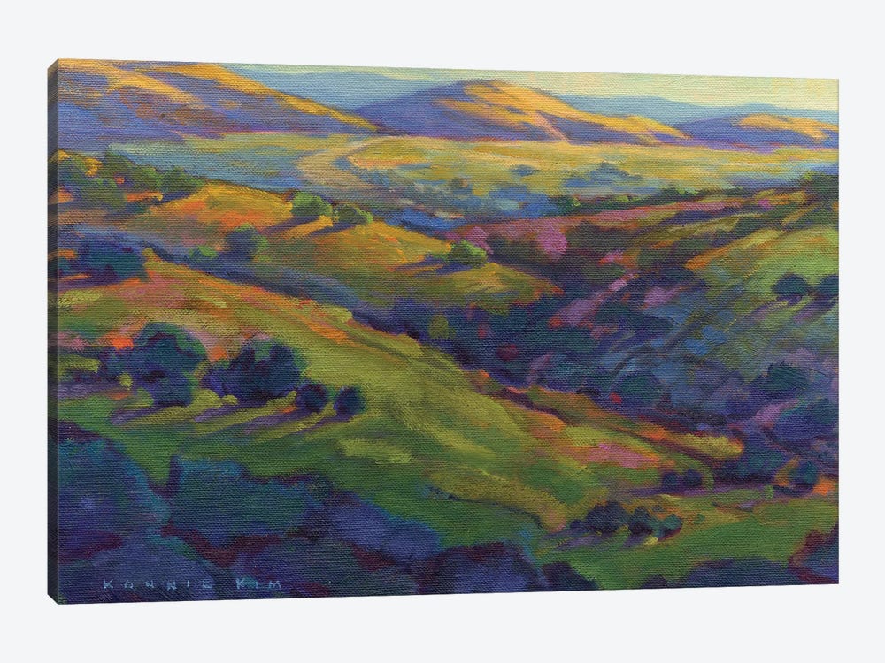 Golden Hills by Konnie Kim 1-piece Canvas Print