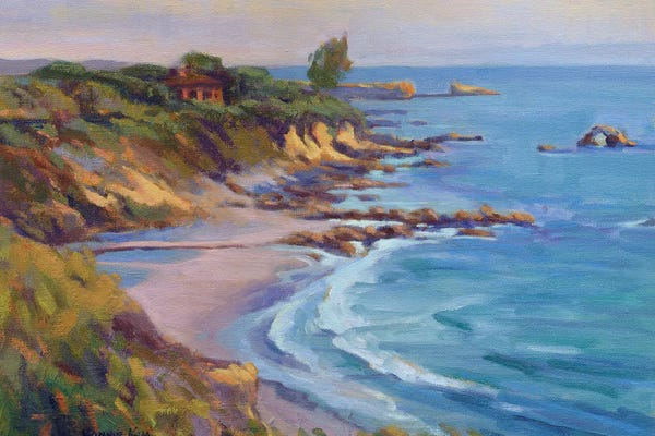 Konnie Kim: Golden Hour At Corona Del Mar by Konnie Kim