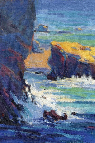 Laguna Rocks by Konnie Kim framed wall art