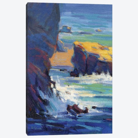 Laguna Rocks Canvas Print #KIK73} by Konnie Kim Canvas Art