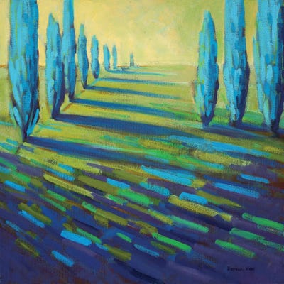 Lapis by Konnie Kim framed canvas print