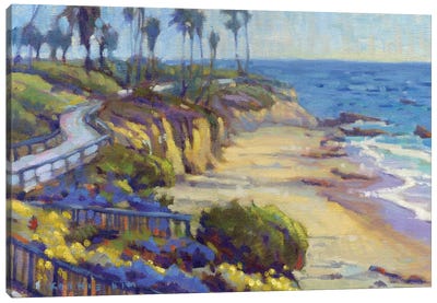 Picnic Beach Canvas Art Print - Konnie Kim