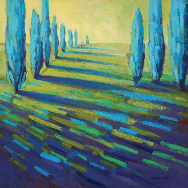 Cypress Trees: Lapis by Konnie Kim