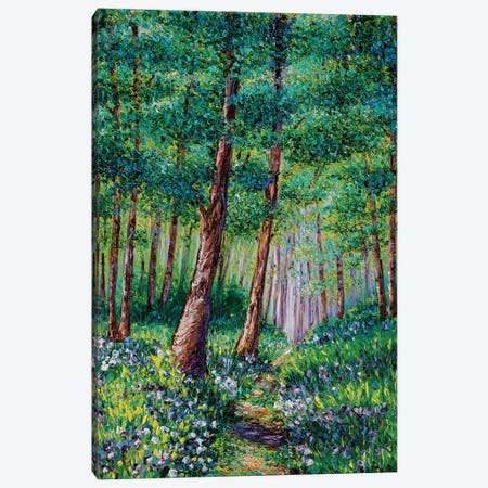 Forest In Bloom Canvas Print #KIM10} by Kimberly Adams Canvas Wall Art