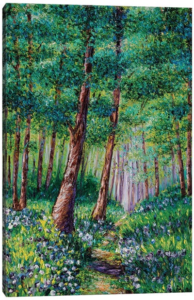 Forest In Bloom Canvas Art Print - Kimberly Adams