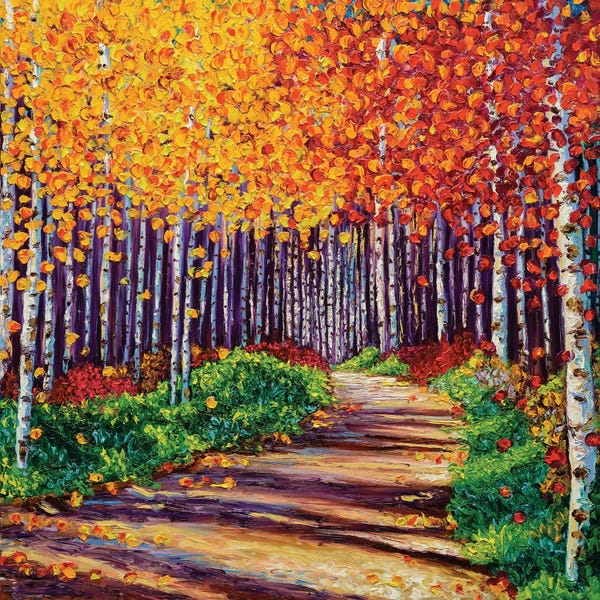 Trails, Paths & Roads: Intricate Forest by Kimberly Adams