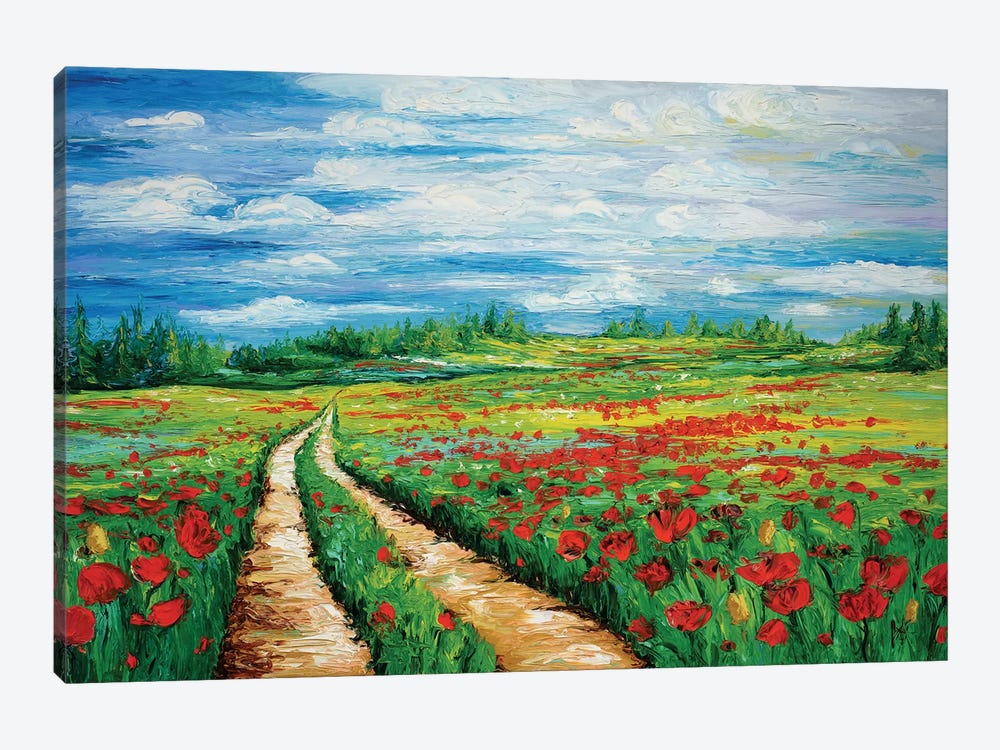 Pathway To Tranquility by Kimberly Adams 1-piece Canvas Print