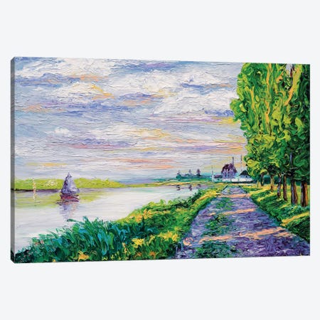 Afternoon Light (Tribute To Monet) Canvas Print #KIM1} by Kimberly Adams Canvas Wall Art