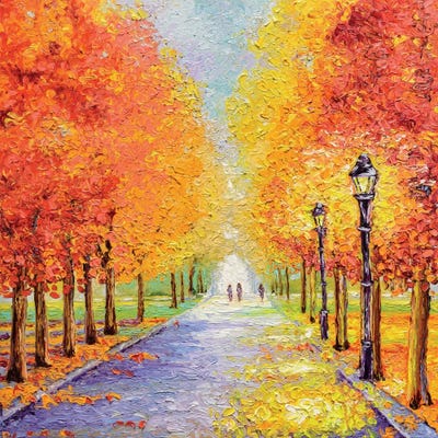 Autumn Lights by Kimberly Adams canvas print