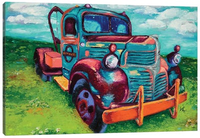 Tribute Truck Canvas Art Print - Automobile Art