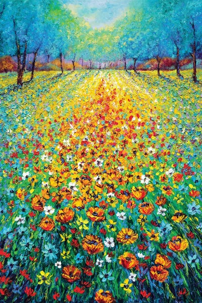 Intense Impressionism: Wild Flowers by Kimberly Adams