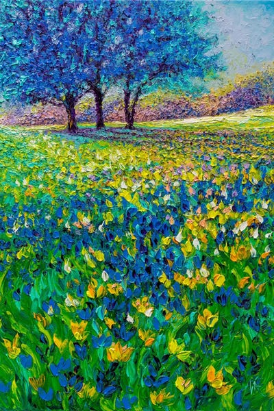 Current Day Impressionism: Azure Morning by Kimberly Adams