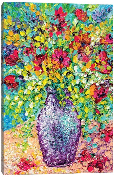Summer Bouquet Canvas Art Print - Kimberly Adams