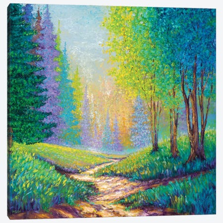 Into The Forest Canvas Print #KIM59} by Kimberly Adams Canvas Art
