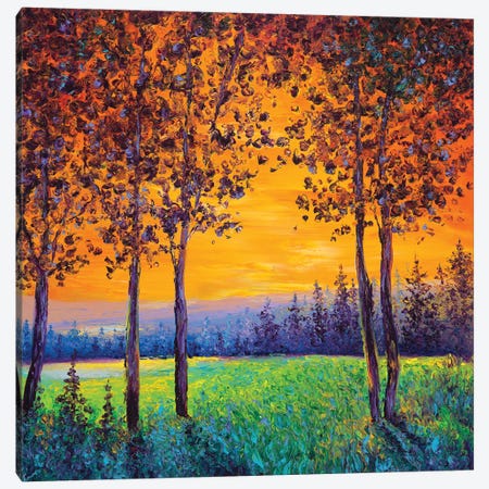 Sunset Canvas Print #KIM62} by Kimberly Adams Canvas Art Print