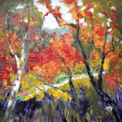 A Creek Runs Through It by Kip Decker canvas print