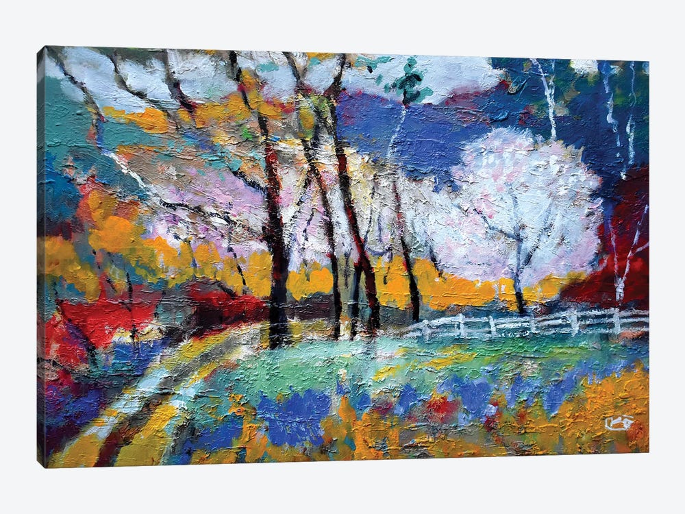 Spring Blossoms by Kip Decker 1-piece Canvas Art Print