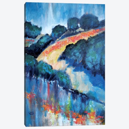 Hillside Poppies Canvas Print #KIP124} by Kip Decker Canvas Art
