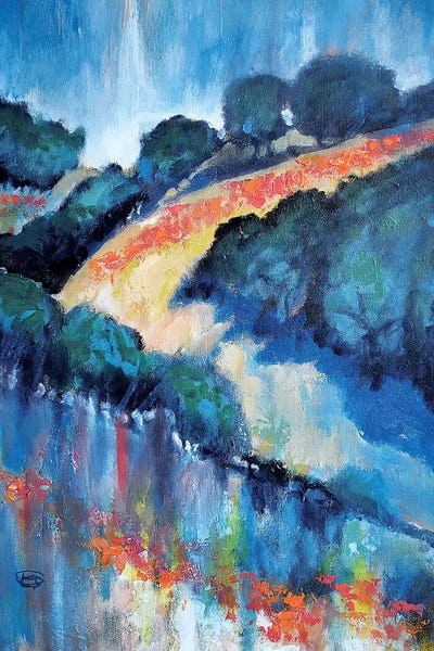 Kip Decker: Hillside Poppies by Kip Decker