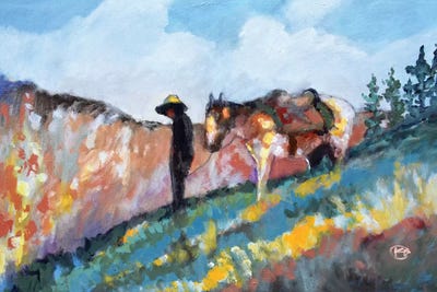 Looking Toward The Canyon by Kip Decker canvas print