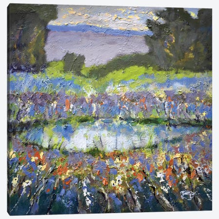 Foothills Pond Canvas Print #KIP16} by Kip Decker Canvas Artwork