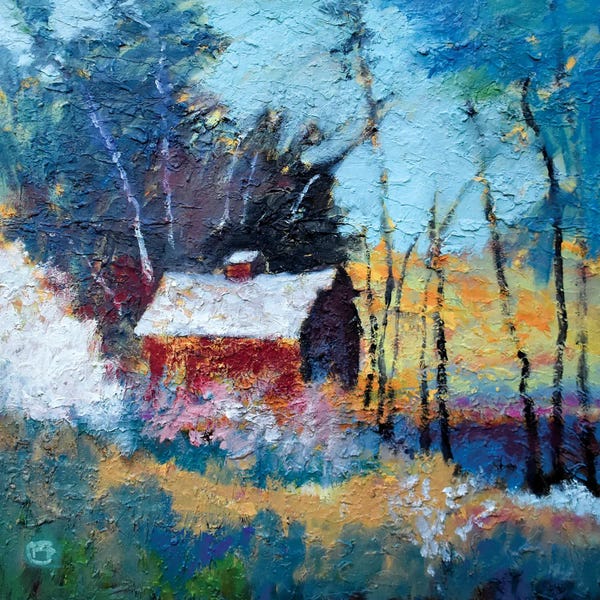Kip Decker: Barn In The Woods by Kip Decker