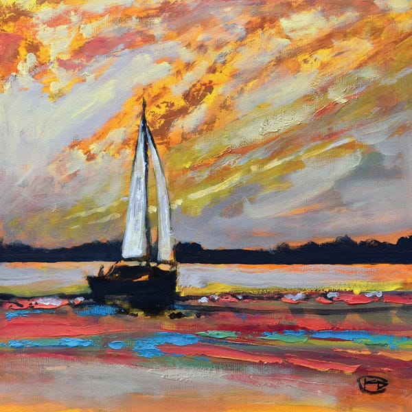 Nautical: Heading Home I by Kip Decker