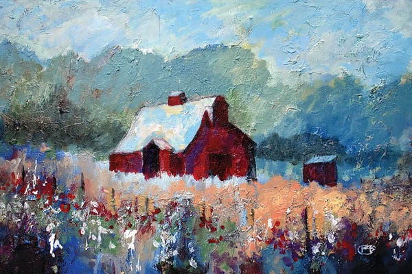 Barns: Barn In The Meadow by Kip Decker