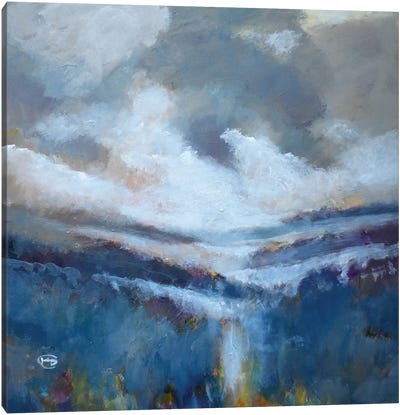 Light On The Hills Canvas Art Print - Kip Decker
