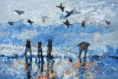 Exploring The Beach by Kip Decker canvas print