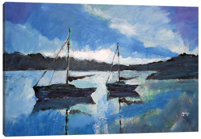 Blue Dawn Canvas Art Print - Kip Decker
